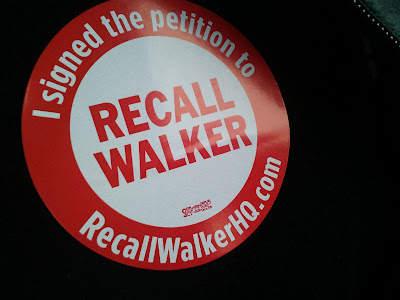 Recall Walker sticker