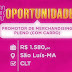 VAGA PROMOTOR DE MERCHANDISING PLENO COM CARRO.