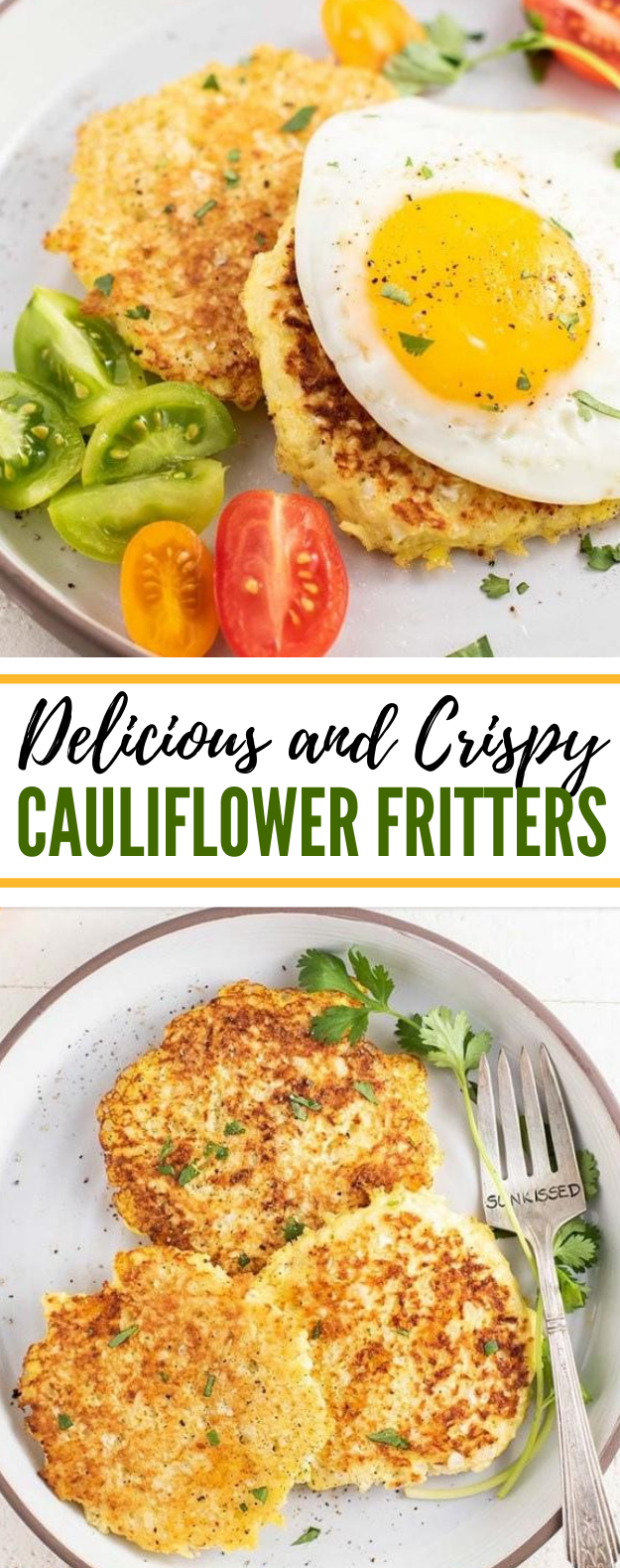 Cauilflower Fritters #breakfast #ketogenic #healthy #lowcarb #cauliflower