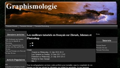 Template Joomla 2.5 gratuit - Universe