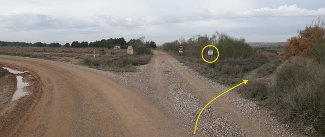 Camino de Santiago de Compostela, Candasnos en Bujaraloz, camino de la Cabañera Real