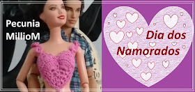 Vestido de Coração Para o Dia dos Namorados da Barbie e Ken Por Pecunia MillioM