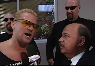 WCW Superbrawl 2000 - Mean Gene Okerlund interviews Jeff Jarrett (w/ The Harris Boys