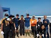 Jelang World Surf League (WSL) Championship Tour 2022 Senkom Mitra Polri Bersihkan Sampah Pantai Plengkung Banyuwangi