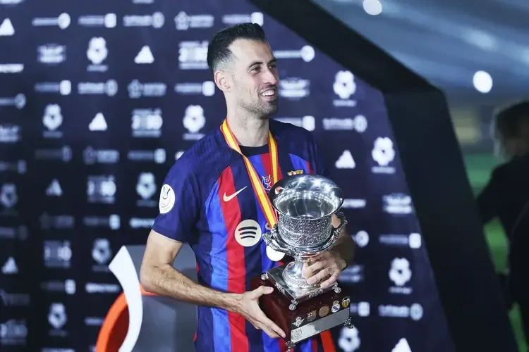 12 Best Pictures As Barcelona Celebrate Supercopa trophy Win Against Madrid