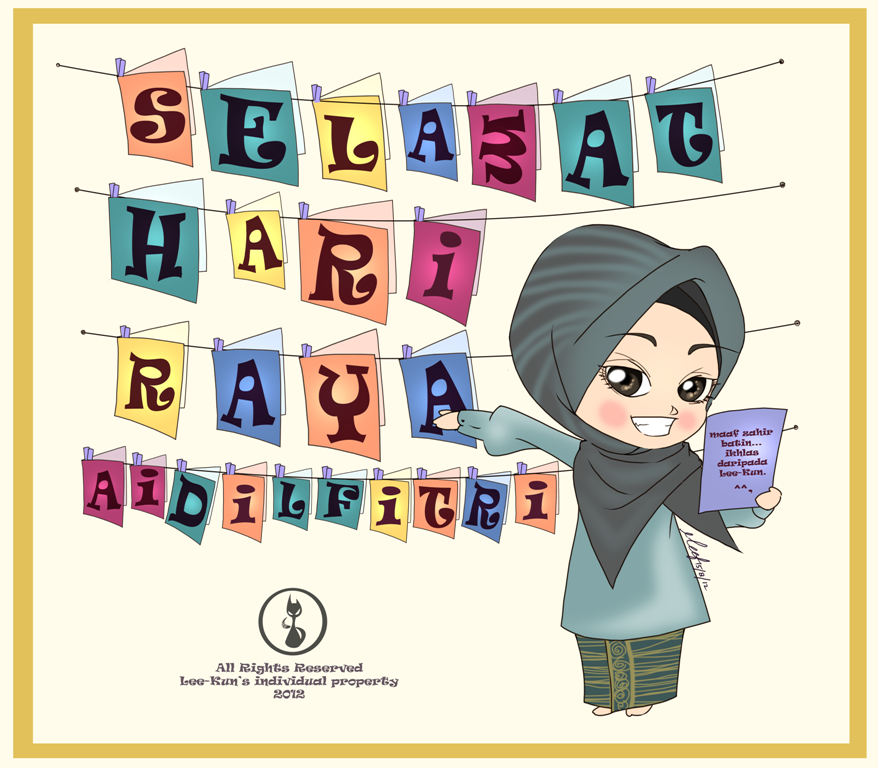 Contoh Greeting Card Idul Fitri Untuk Orang Tua - Contoh Raffa