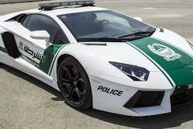lamborghini police car in Dubai