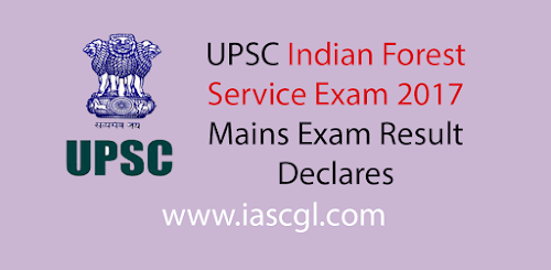 UPSC IFS Result 2017