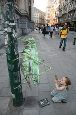 Green Pear Diaries, street art, arte urbano, Ilusiones ópticas, perspectiva, 3D