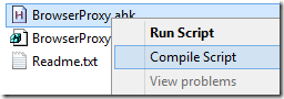 Compile Script Compile Script