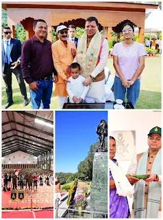 CM Dhami celebrated deepawali with jawan