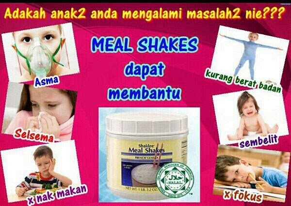 Image result for mealshake shaklee untuk kanak-kanak