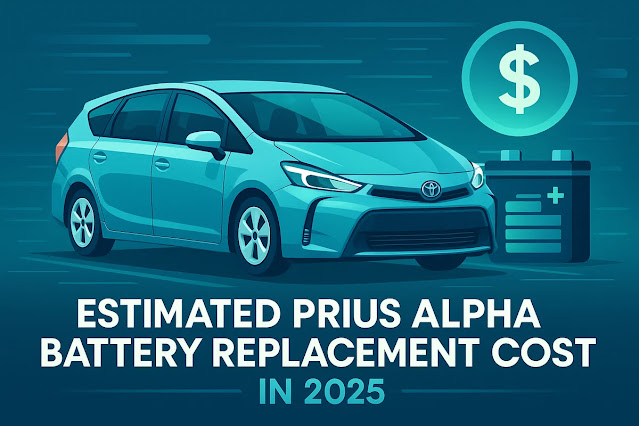 2025年現在のプリウスαのバッテリー交換費用相場