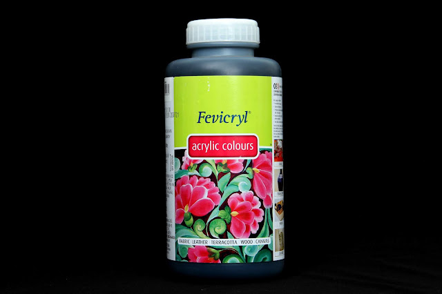 Pidilite Fevicryl Acrylic Colour black 02 1 litre