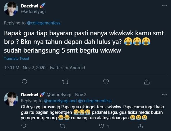 10 Curhatan Lucu Mahasiswa Saat Orangtua Lupa Jurusan Kuliah Ini Bikin Ngakak