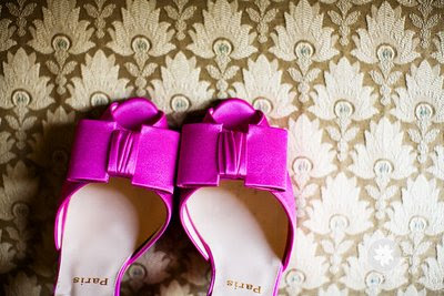 Vintage Bridal Shoes on My Modern Vintage Wedding  Colorful Satin Wedding Shoes