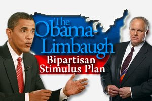 president obama, rush limbaugh, stimulus plan