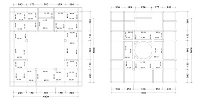 Masjid ukuran 10 x 10 m dengan konstruksi atap  beton 