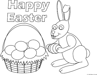 coloring pages easter bunny. free easter bunny coloring