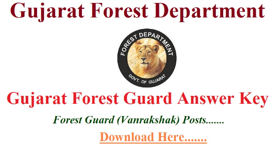 Forest Guard (Vanrakshak) Exam 2022 Question Paper, Answer Key, Result - ojas.gujarat.gov.in