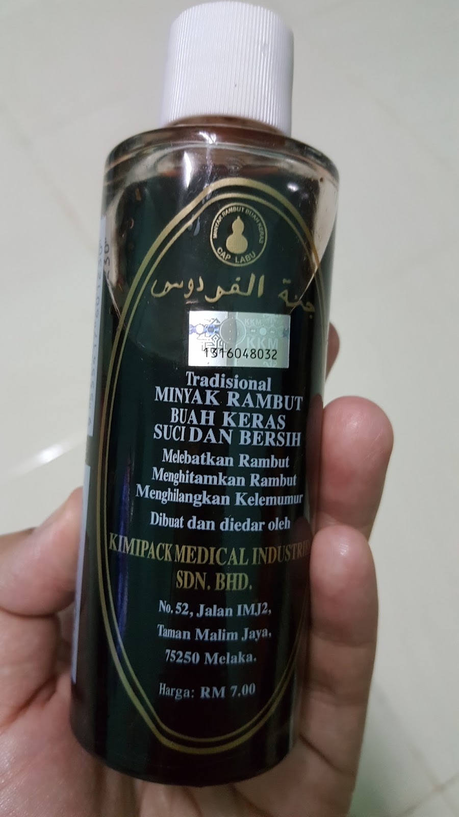 Blog Ida Fazli Review Minyak Rambut  Buah Keras 