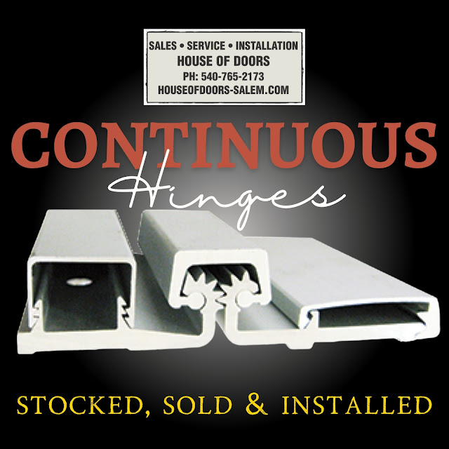 Continuous hinges by House of Doors