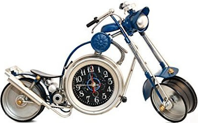 The Road Dog Rustic Handmade Motorcycle Clock