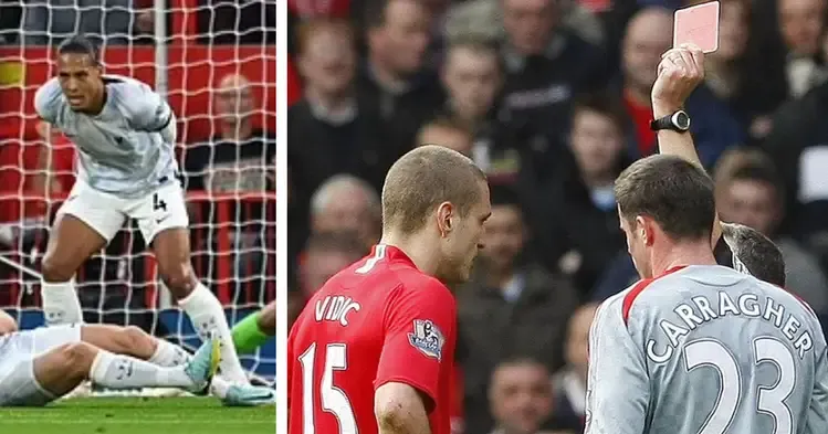 'Carragher is drunk again': Man United fans react to Jamie's ridiculous Van Dijk vs Vidic comparison