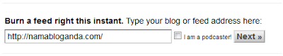 Cara mudah Daftar Feedburner