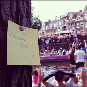 Post-it post it Gay Pride Amsterdam