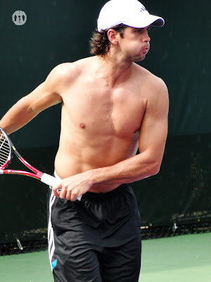 Fernando Verdasco Shirtless at Miami Open 2010