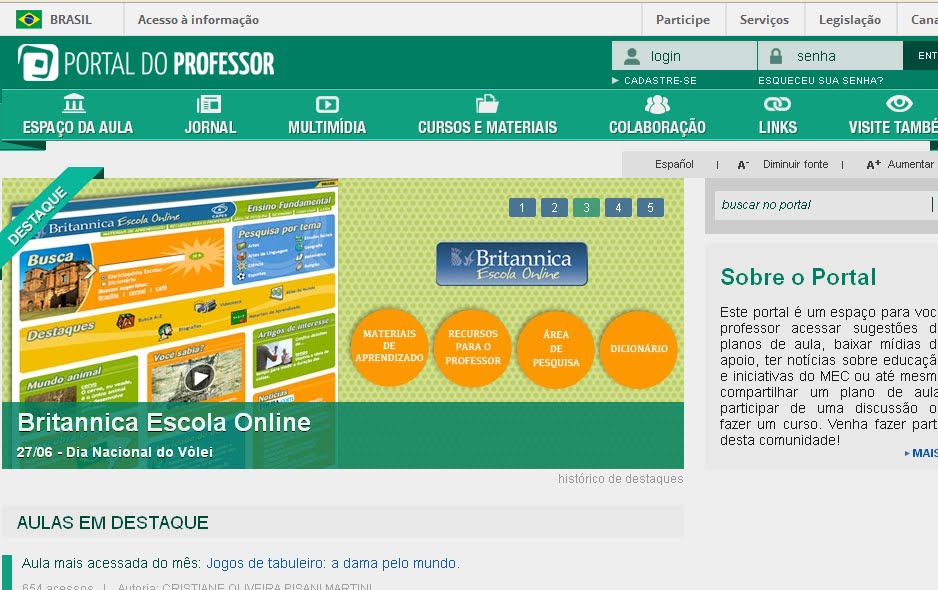 Portal do Professor
