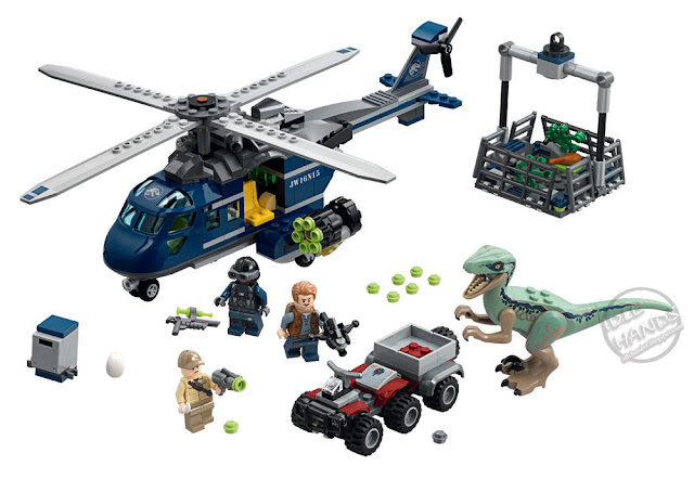 Toy Fair 2018 LEGO Jurassic World Blue's Helicopter Pursuit 