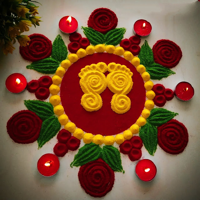 Navratri Rangoli Image