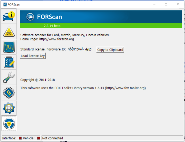 Supratim Sanyal's Blog: How to get FORScan Hardware ID Screen