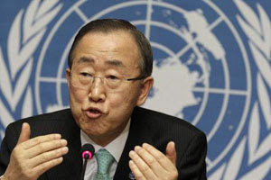 United Nations Secretary-General Ban Ki-moon 