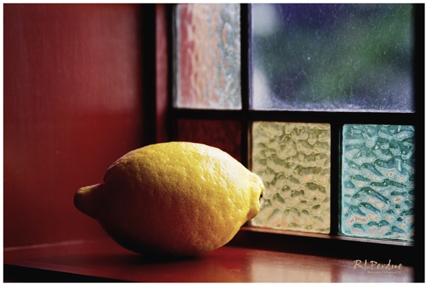 Lemon in the window
