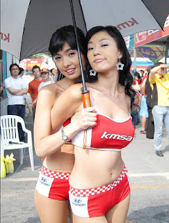 Paddock Girls And Show new Cars
