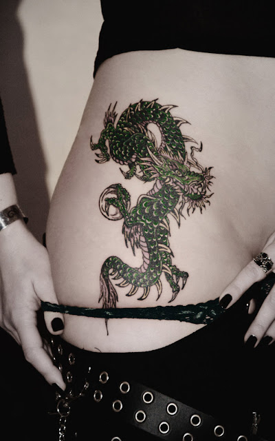 Girl Dragon Tattoo