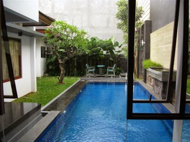  Gambar  Rumah  Minimalis  Kolam  Renang 