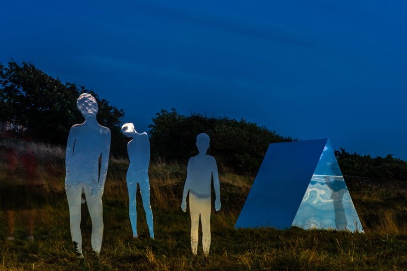 Figuras reflejan el paisaje natural y el patrimonio cultural de la bahía de Morecambe