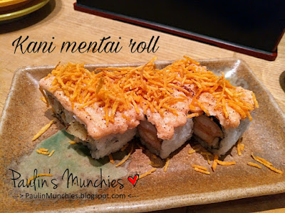 Paulin's Muchies - Sushi Tei at JEM - Kani mentai roll