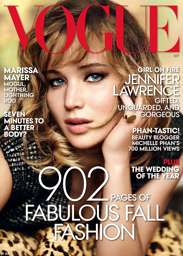 Jennifer Lawrence for US Vogue, September 2013