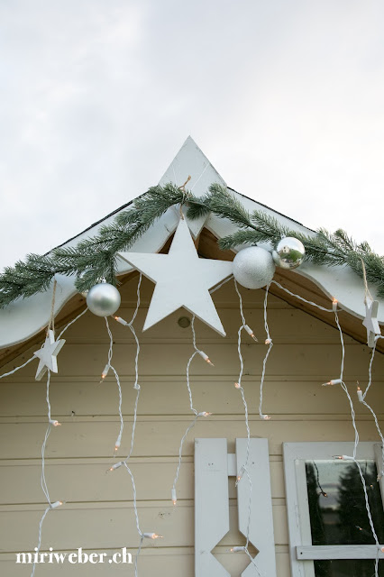 Kinder Spielhaus, Spielhaus Tom, Advents Dekoration, Weihnachts Dekoration. DIY Dekoration, DIY Blog Schweiz, Schweizer DIY Blog, Kreativblog Schweiz, Familienblog Schweiz, Schweizer Familienblog, Spielhaus selber machen