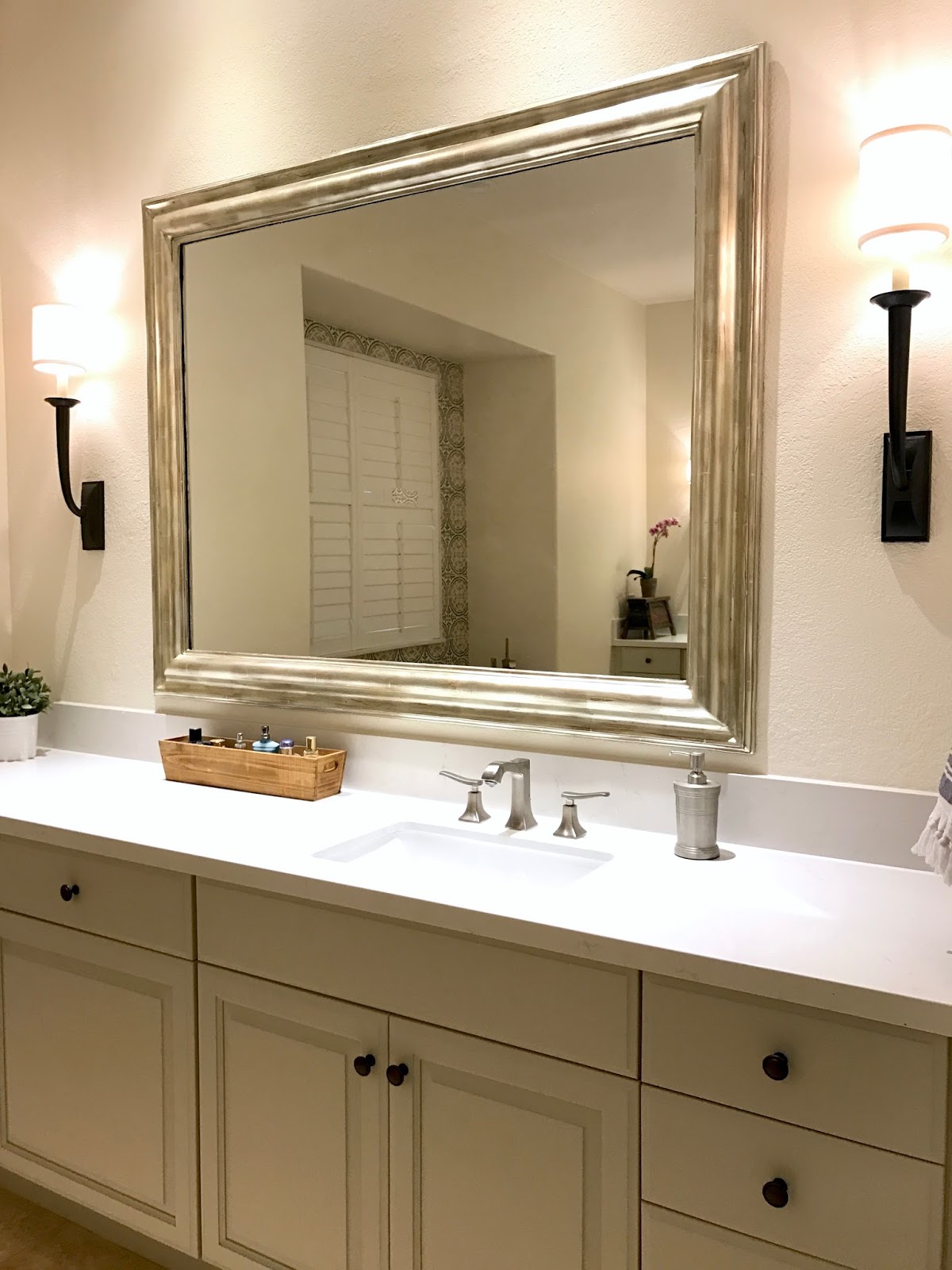 MASTER BATH BEFORE AFTER Fresh Mediterranean Classic Casual Home