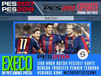 Patch Game Pro evolution Soccer Update