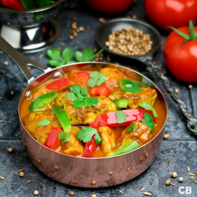 Recept: pittige chicken jalfrezi met veel verse groenten