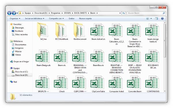 Planillas, Hojas de Calculo, Programas y Macros hechas en Excel para Ingeniería Civil