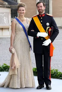Prince Guillaume of Luxembourg and Princess Stephanie