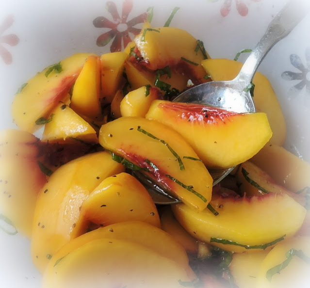 Green Peach Salad